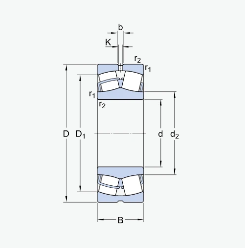 23134 CC/W33 Bearing Spherical Roller Bearings