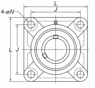 UCFX20 Flange-Mount Ball Bearing Unit